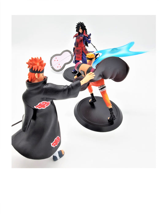 Uchiha Madara, Nagato Pain, and Uzumaki Naruto Action Figures - Prodigy Toys