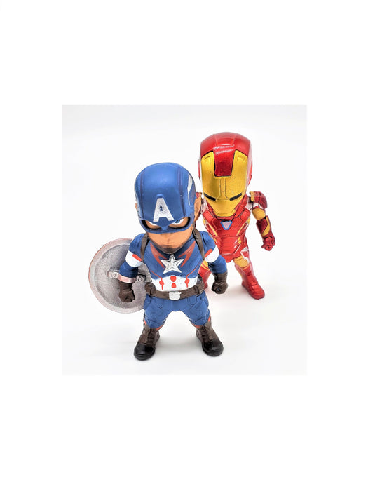 Steve Rogers / Captain America and Tony Stark / Iron Man Action Figures - Prodigy Toys