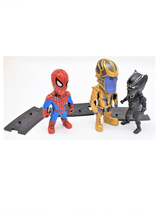 Thanos vs Spiderman and Black Panther Action Figure Set - Prodigy Toys
