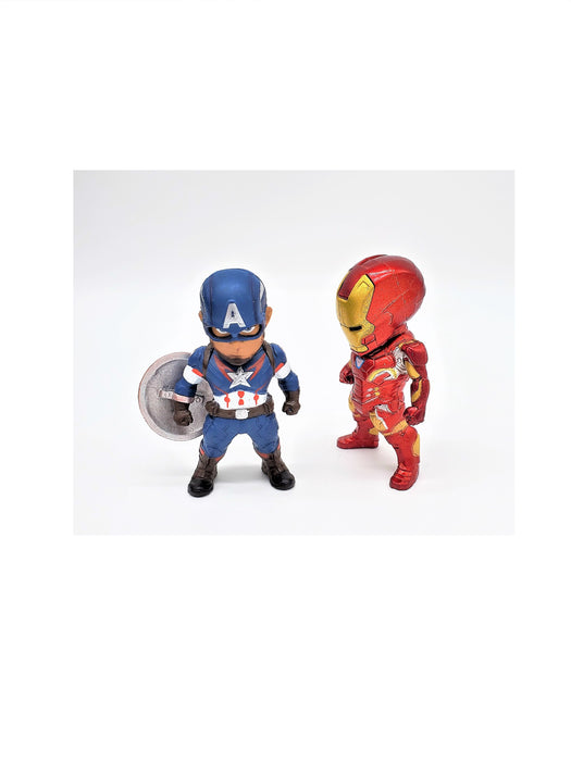 Steve Rogers / Captain America and Tony Stark / Iron Man Action Figures - Prodigy Toys