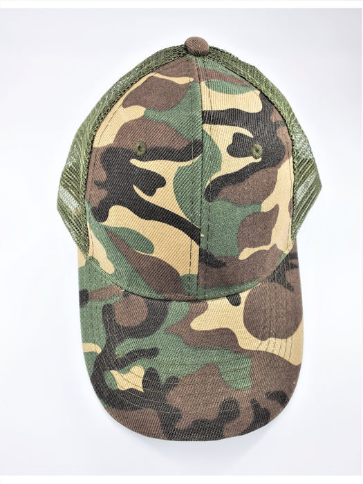 DYNAMIS Apparel Camouflage Stealth Cap (Unisex, One Size with Adjustable Closure, Green) - Prodigy Toys