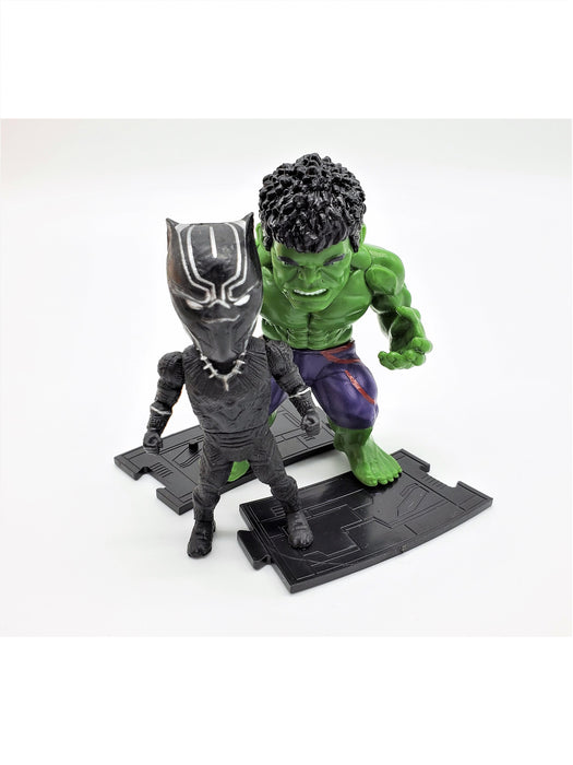 Black Panther and Incredible Hulk Action Figure Set - Prodigy Toys
