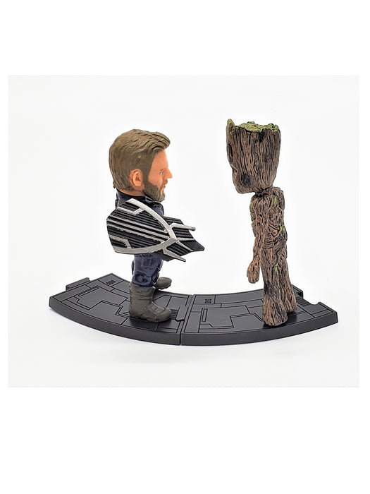Captain America and Teen Groot Action Figure Collection - Prodigy Toys
