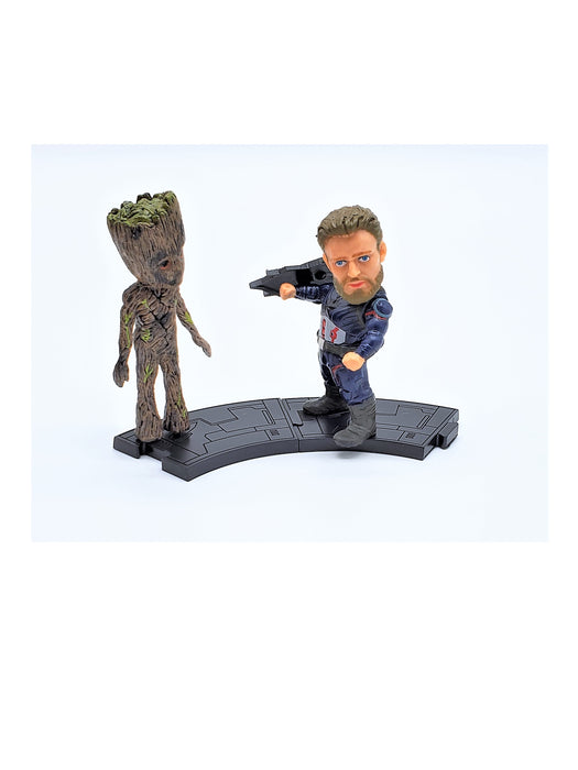 Captain America and Teen Groot Action Figure Collection - Prodigy Toys