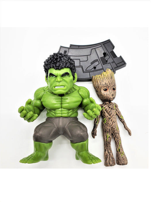 Products Incredible Hulk and Groot Action Figure Combination - Prodigy Toys