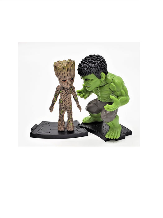Products Incredible Hulk and Groot Action Figure Combination - Prodigy Toys