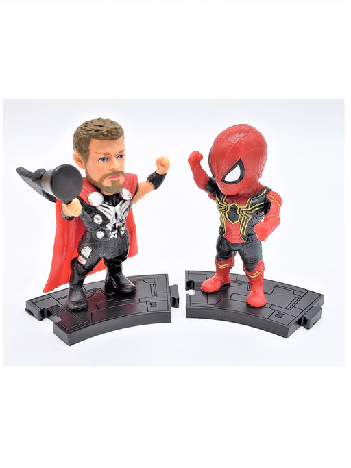 Thor and Iron Spider-man in new Iron Spider Suit Action Figure Set - Prodigy Toys