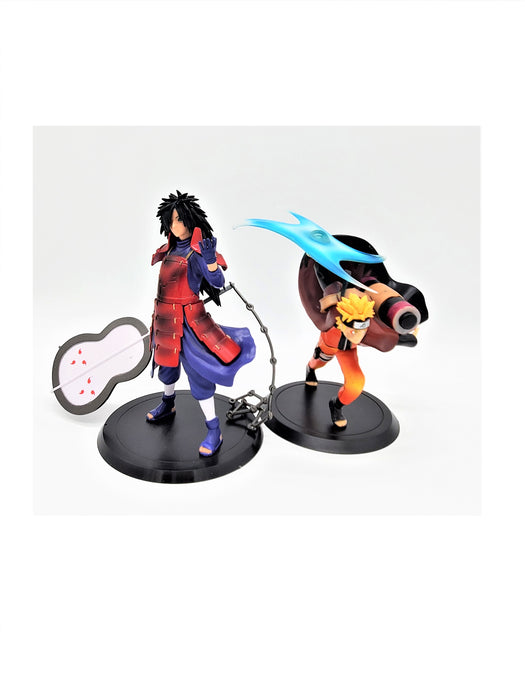 Uzumaki Naruto and Uchiha Madara Action Figure Set - Prodigy Toys