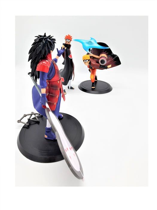 Uchiha Madara, Nagato Pain, and Uzumaki Naruto Action Figures - Prodigy Toys