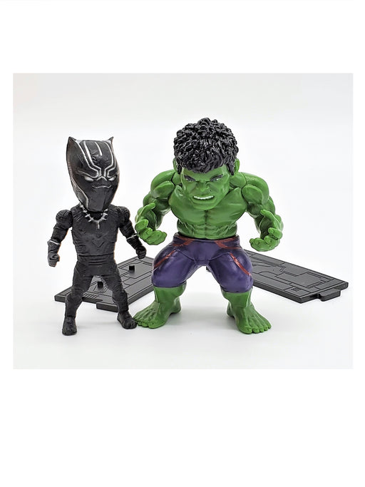 Black Panther and Incredible Hulk Action Figure Set - Prodigy Toys