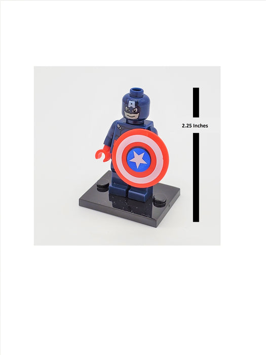 Captain America Mini Block Figure - Prodigy Toys