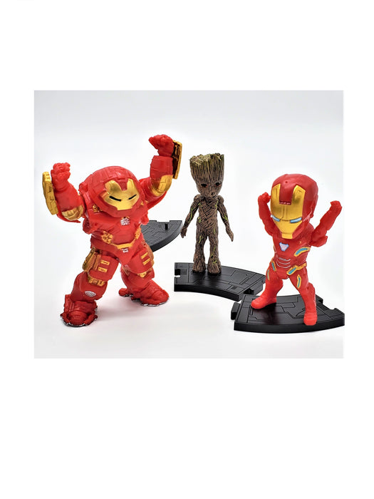 3-in-1 Iron Man (Mark 6 and Mark 44) with Groot Action Figure Set - Prodigy Toys