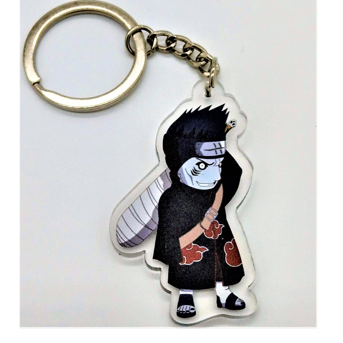 Akatsuki and Uchiha Logo Keychain / Naruto Cloud Key Chain