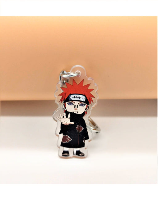 Unique Pain Keychain, Featuring Nagato who Controls Six Paths of Pain - Prodigy Toys