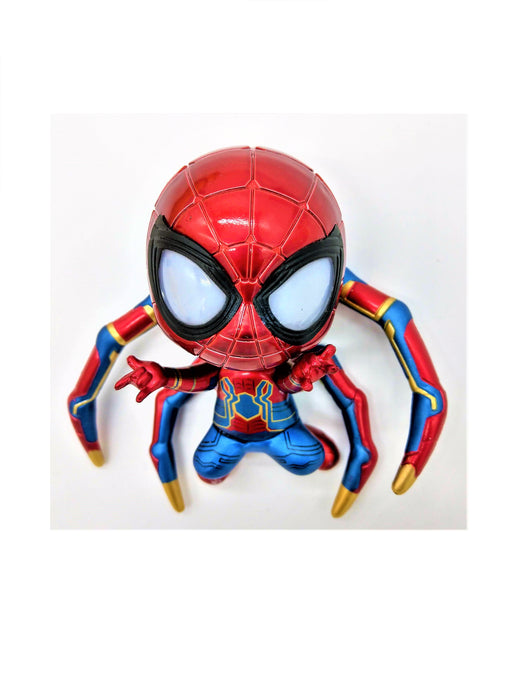 Spider-Man Action Figure, Iron Spider Armor, LED Eyes, Magnetic Feet (Batteries Included) - Prodigy Toys