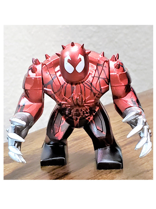 Carnage / Carnage Block Figure with Silver Hands Toy, Movable Hands! - Prodigy Toys